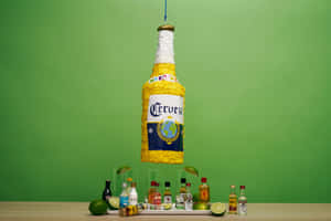 Hispanic Beer Piñata Wallpaper