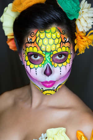 Hispanic Dead Makeup Wallpaper