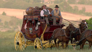 Historic Wells Fargo Stagecoach Wallpaper