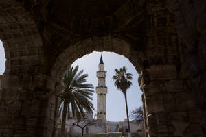 Historical Triumphal Arch Libya Wallpaper