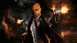 Hitman Absolution Hd Firing Agent 47 Wallpaper