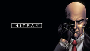 Hitman Agent 47 Holding A Metal Wire Wallpaper