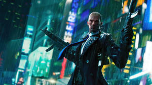 Hitman Full 4k In The Rain Wallpaper