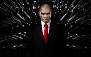 Hitman With Knives Desktop Wallpaper