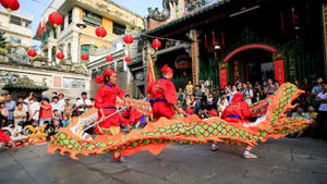 Ho Chi Minh City Dragon Dancers Wallpaper