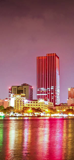 Ho Chi Minh City Pink Building Wallpaper