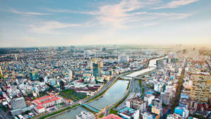 Ho Chi Minh City River Bridges Wallpaper