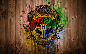 Hogwarts House Logo Art Harry Potter Desktop Wallpaper
