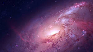 Hole In A Dark Galaxy Background Wallpaper