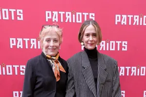Holland Taylorand Companionat Event Wallpaper