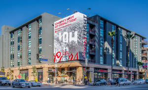 Hollywood Street Billboard Wallpaper