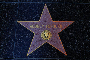 Hollywood Walk Of Fame Audrey Hepburn Wallpaper