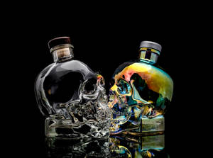 Holographic Crystal Head Vodka Wallpaper