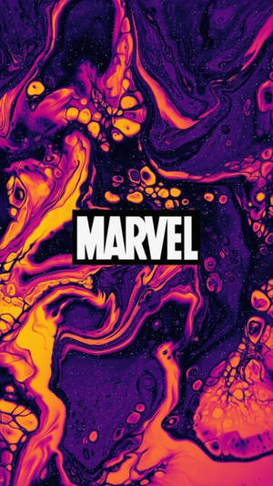 Holographic Marvel Phone Wallpaper