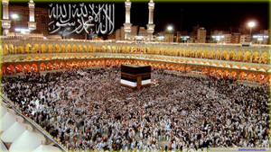Holy Kaaba Pilgrims Makkah Hd Wallpaper