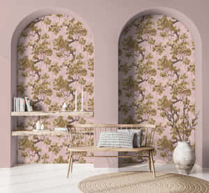 Home With Arch Design Wallpaper