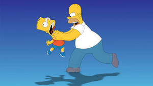 Homer And Bart From The Simpsons Wallpaper