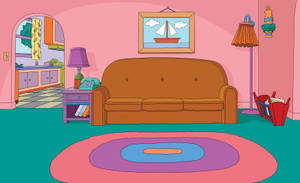 Homer Simpson Enjoying A Funny Moment Wallpaper