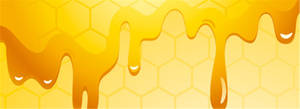 Honey Dripping Digital Art Wallpaper