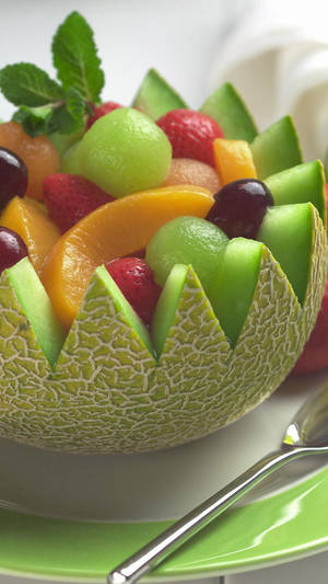 Honeydew Melon Food Iphone Wallpaper