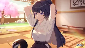 Honkai Impact Mei On Training Wallpaper