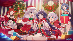 Honkai Impact Saint Freya Christmas Party Wallpaper