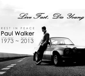 Honoring Paul Walker Wallpaper
