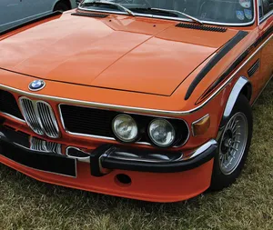Hood Of An Orange Bmw E9 Wallpaper