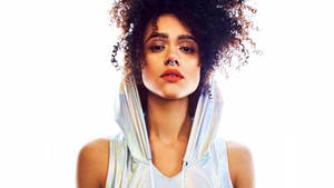 Hooded Nathalie Emmanuel Wallpaper