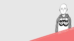 Hoody Oppai Saitama Wallpaper