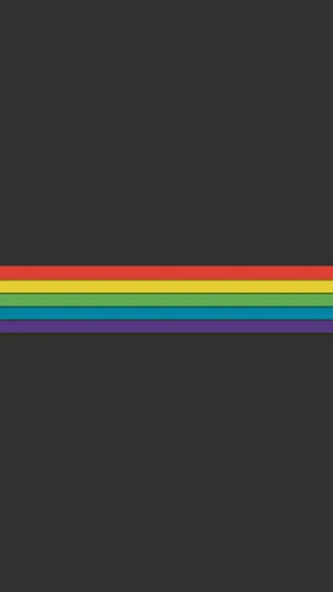 Horizontal Rainbow Lgbt Iphone Wallpaper