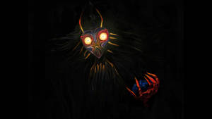 Horrific Glowing Eye Majora's Mask Wallpaper
