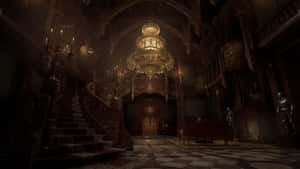 Horror And Survival In Resident Evil Village Wallpaper