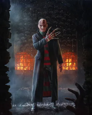 Horror Villain Freddy Krueger Wallpaper