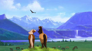 Horses From The Spirit Stallion Of The Cimarron Movie Wallpaper