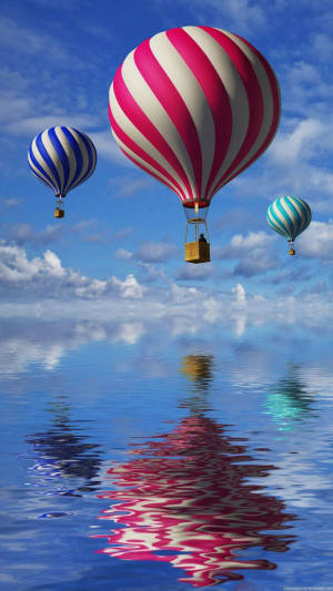 Hot Air Balloon New Phone Wallpaper