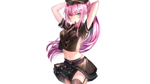 Hot Anime Zero Two Waifu Poster Wallpaper