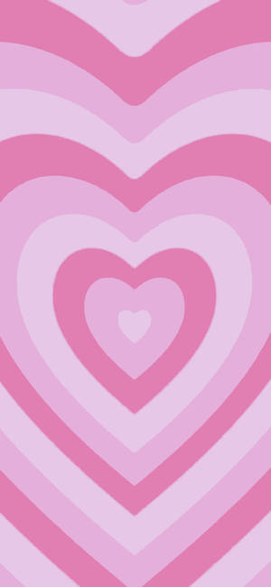 Hot Pink Aesthetic Hearts Wallpaper