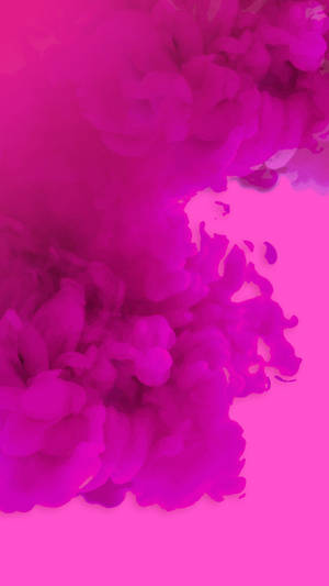 Hot Pink Aesthetic Smoke Wallpaper