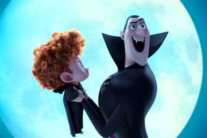 Hotel Transylvania Dennis And Dracula Bonding Wallpaper