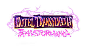 Hotel Transylvania Transformania Neon Pink Logo Wallpaper