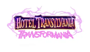Hotel Transylvania Transformania Neon Pink Logo Wallpaper