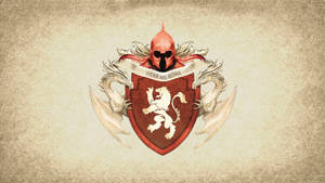 House Lannister Coat Of Arms Wallpaper