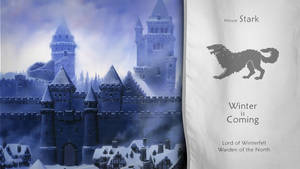 House Stark Winterfell Castle Poster Wallpaper