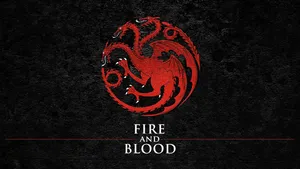 House Targaryen Three-headed Dragon Wallpaper