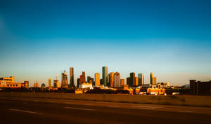 Houston City Skyline Wallpaper