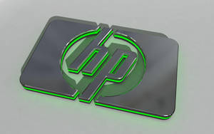 Hp 3d Metal Pad Logo Wallpaper