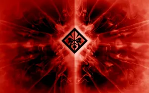 Hp Omen Red Abstract Design Wallpaper