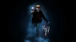 Hp7 Ron Weasley Poster Wallpaper