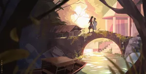 Hua Cheng On The Bridge Wallpaper